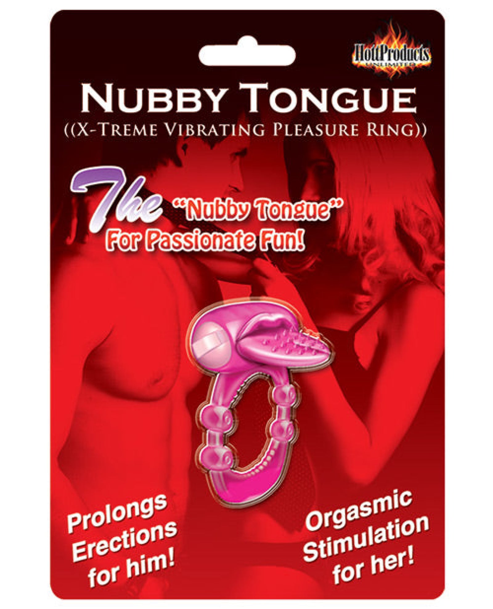 Nubby Tongue X-treme Vibrating Pleasure Ring Hott Products