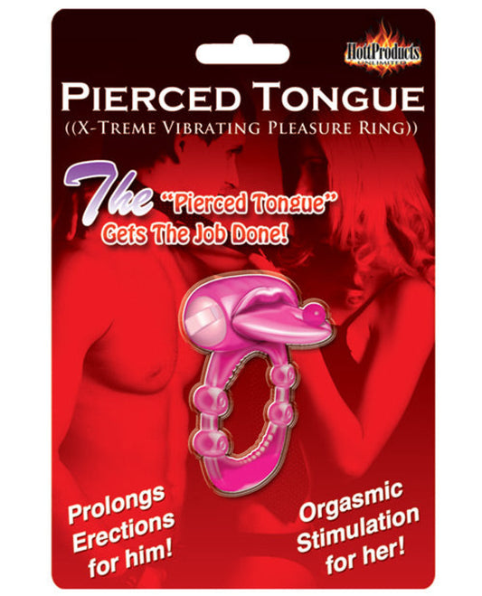 Pierced Tongue X-treme Vibrating Pleasure Ring Hott Products 1657