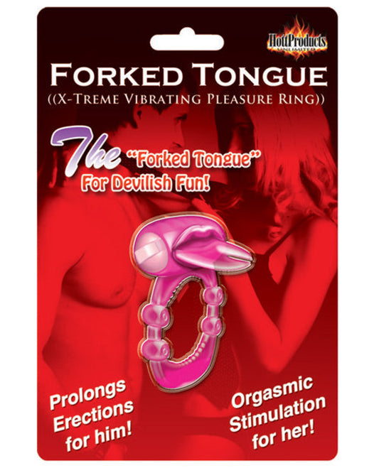 Forked Tongue X-treme Vibrating Pleasure Ring Hott Products 1657