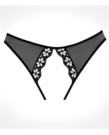 Adore Mirabelle Plum Panty Black O-s Allure