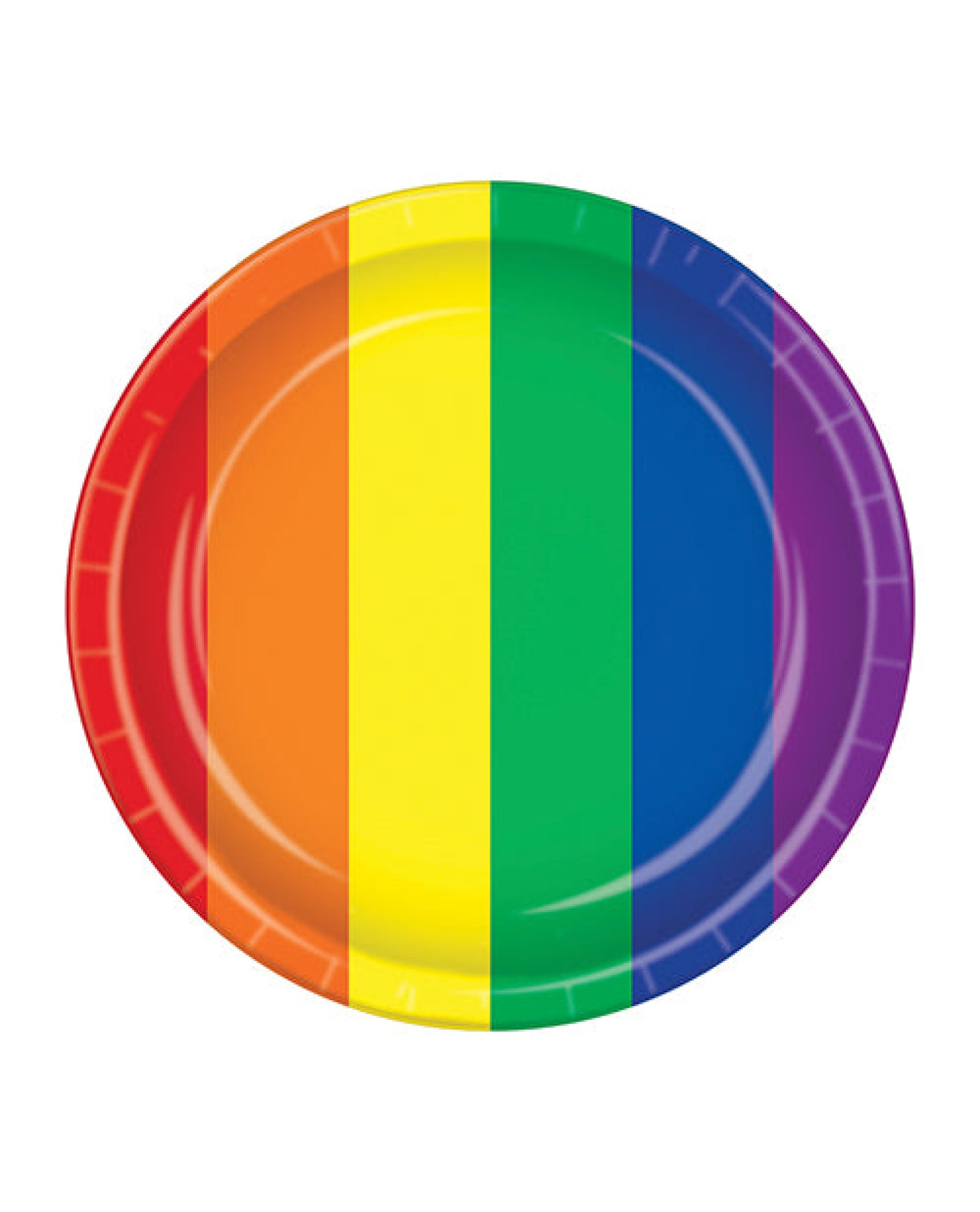 Pride Plates - Rainbow Pack Of 8 Beistle