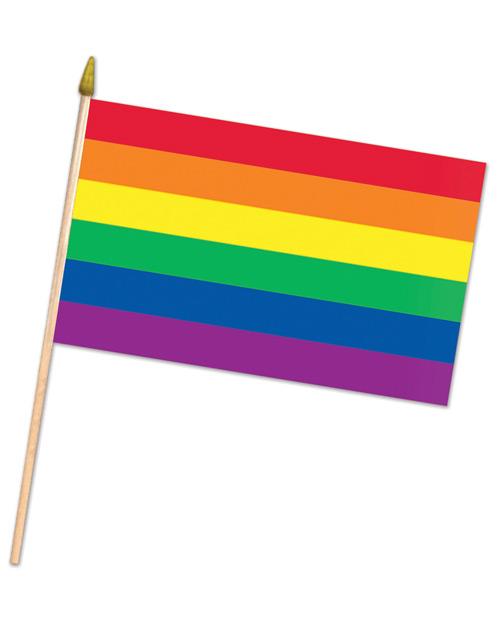 Rainbow Fabric Flag Beistle