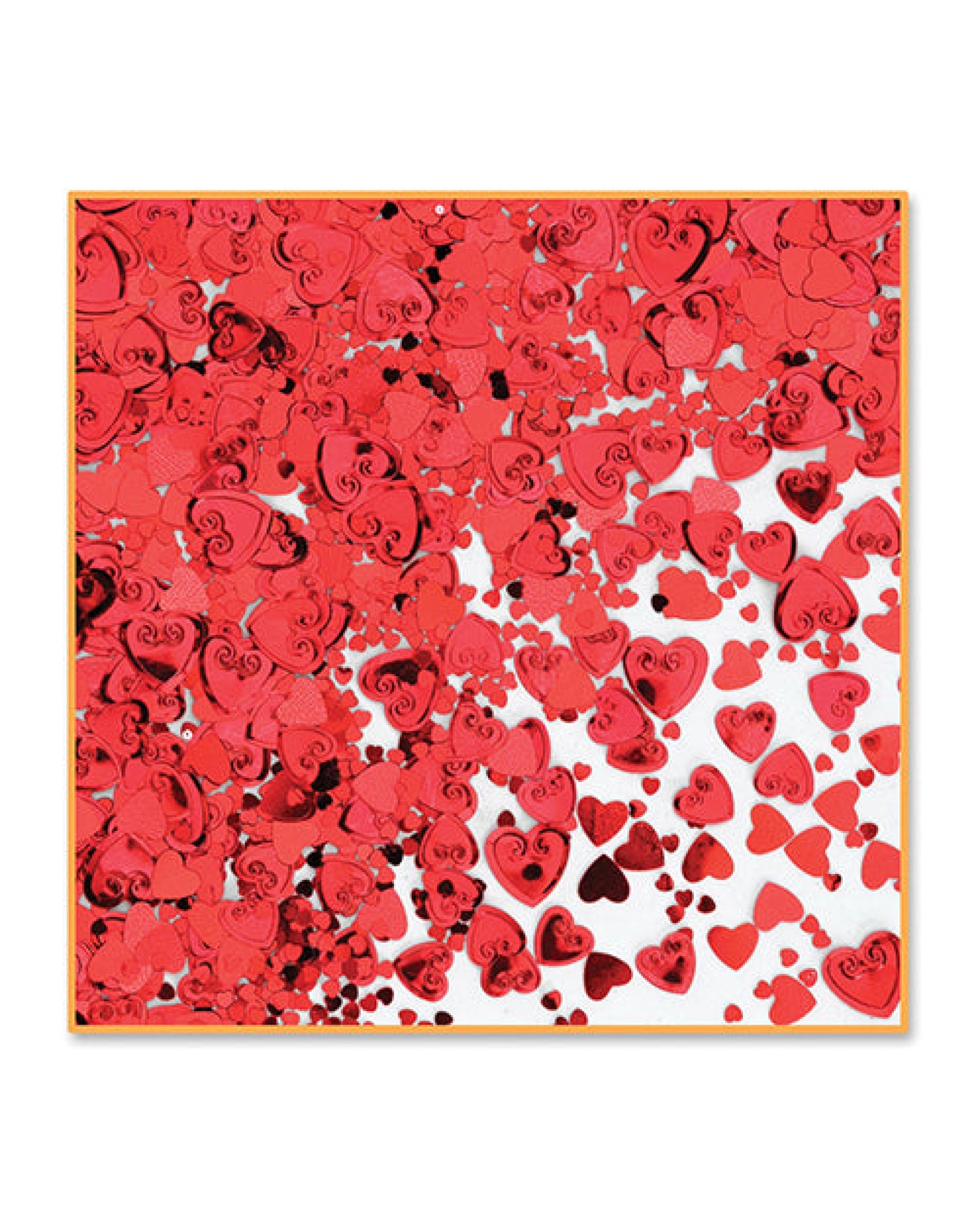Valentines Heart Confetti - Red Beistle