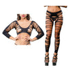 Beverly Hills Naughty Girl Crotchless Side Straps Leggings O/s Beverly Hills Naughty Girl