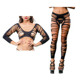 Beverly Hills Naughty Girl Crotchless Side Straps Leggings O/s Beverly Hills Naughty Girl