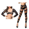 Beverly Hills Naughty Girl Crotchless Mesh & Fishnet Leggings O/s Beverly Hills Naughty Girl