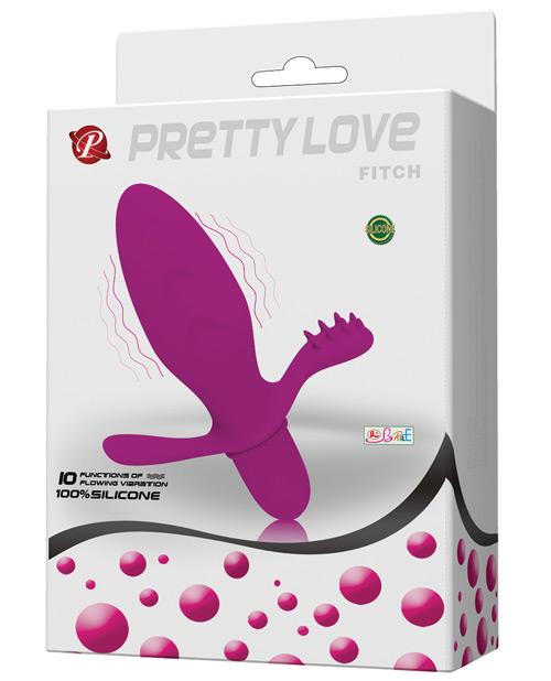 Pretty Love Fitch Anal Vibrator - Fuchsia Pretty Love