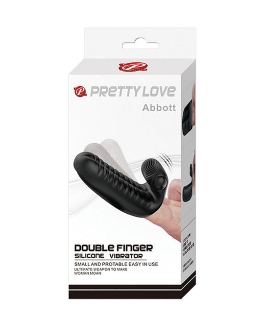 Pretty Love Abbott Double Finger Sleeve - Black Pretty Love 1657
