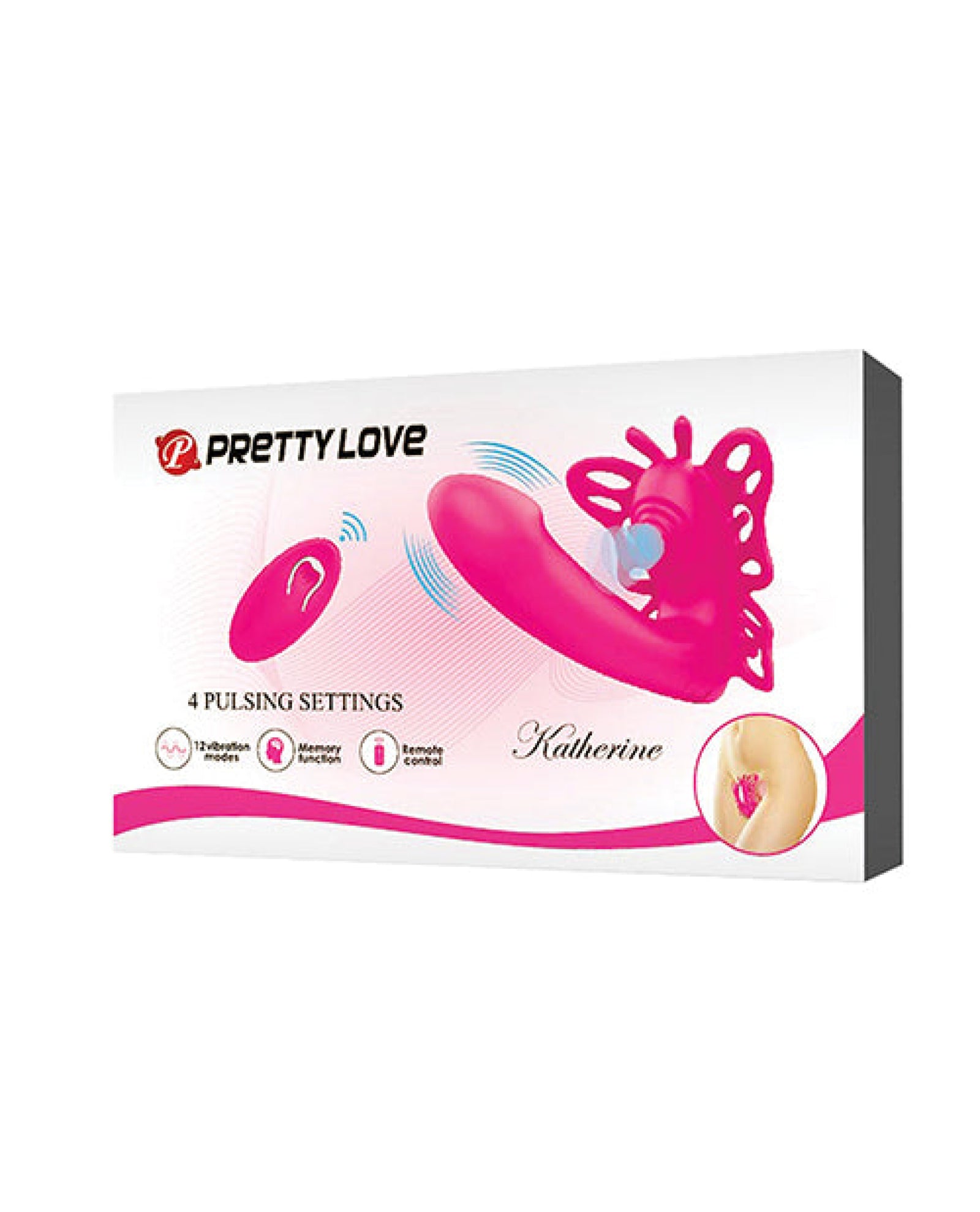 Pretty Love Katherine Wearable Butterfly Vibrator - Fuchsia Pretty Love