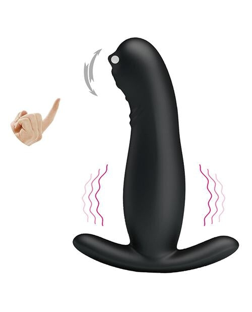 Mr. Play Rolling Bead Prostate Massager - Black Mr. Play