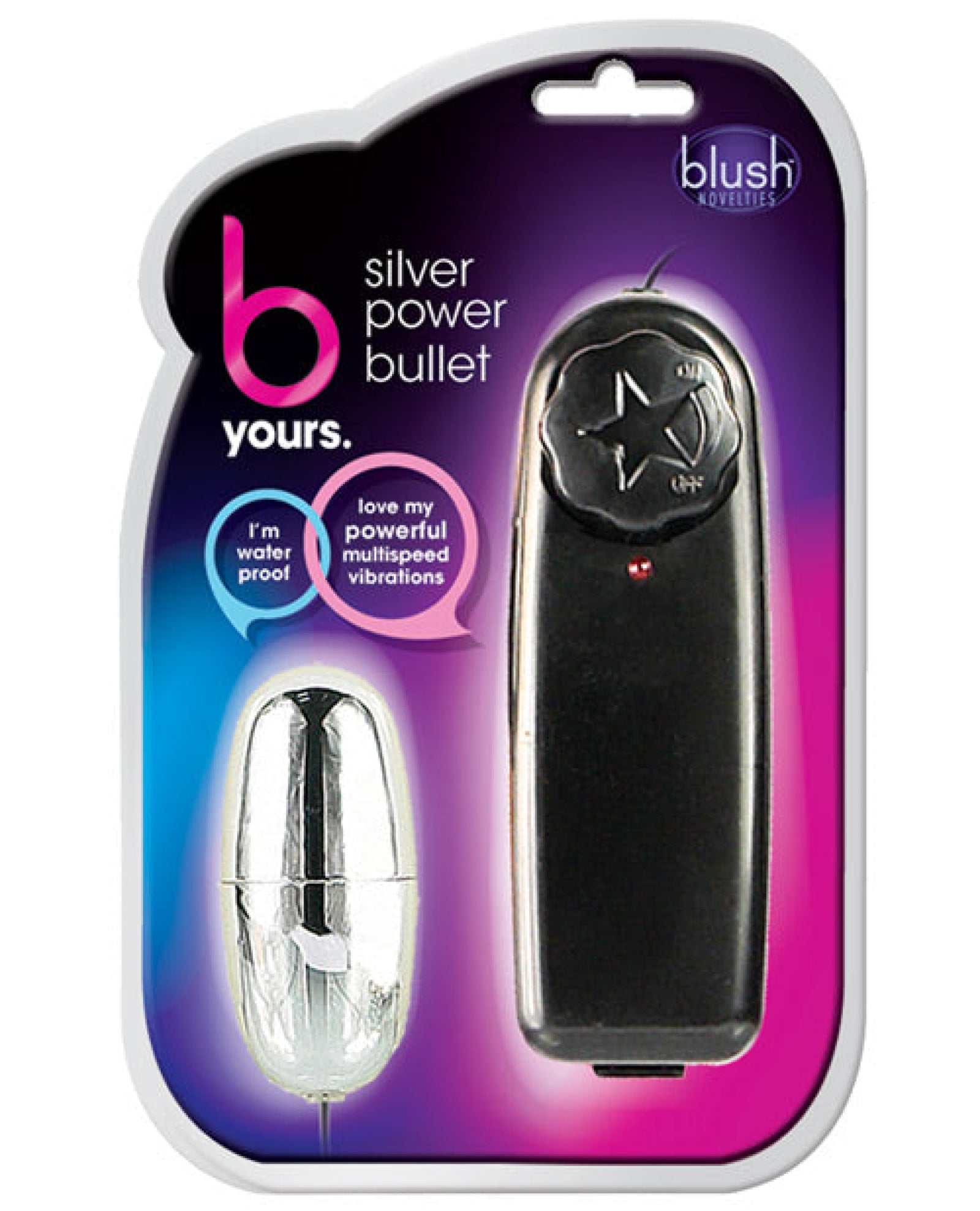 Blush B Yours Silver Power Bullet Blush