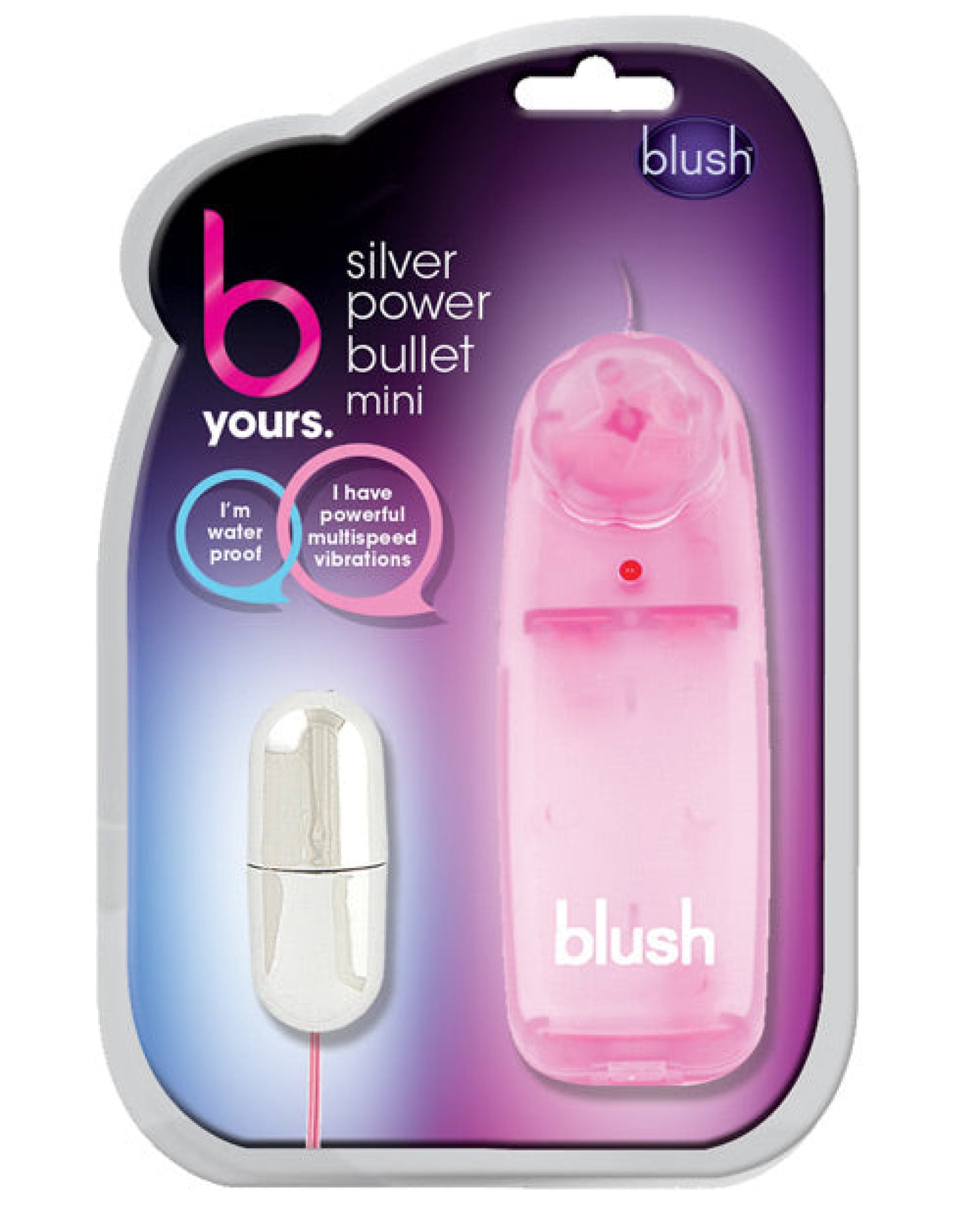 Blush B Yours Silver Bullet Mini - Pink Controller Blush