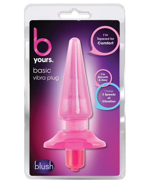Blush B Yours Basic Vibra Plug Blush