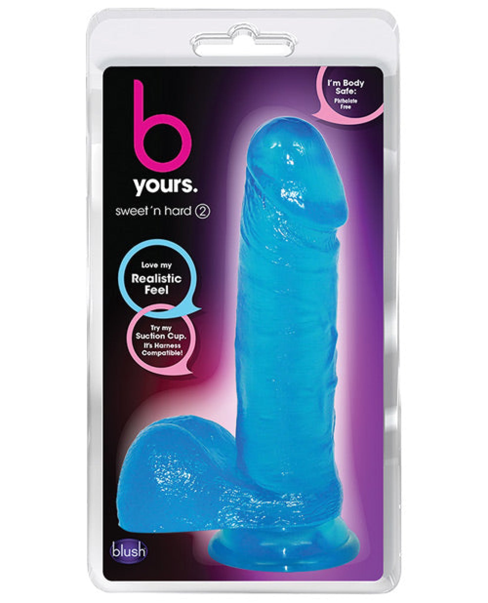 Blush B Yours Sweet N Hard 2 W/ Suction Cup Blush
