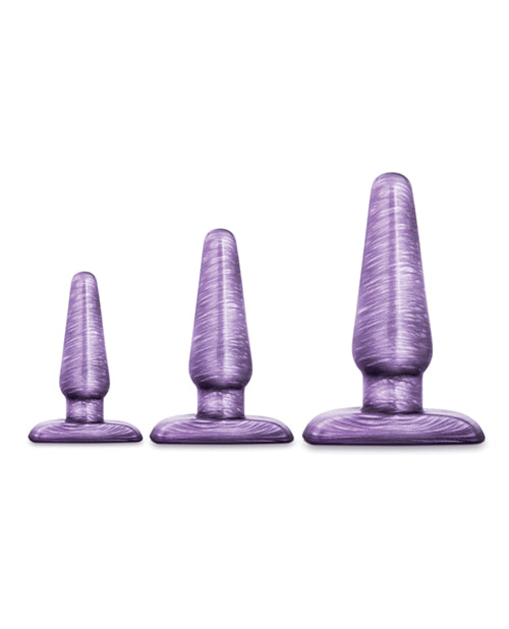 Blush B Yours Anal Trainer Kit - Purple Swirl Blush