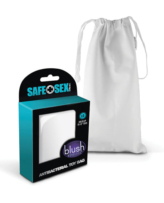 Blush Safe Sex Antibacterial Toy Bag - Large Blush