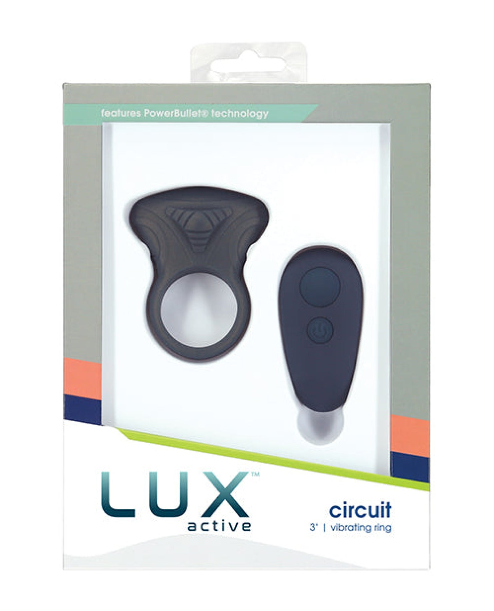 Lux Active Circuit Vibrating Ring - Dark Blue BMS