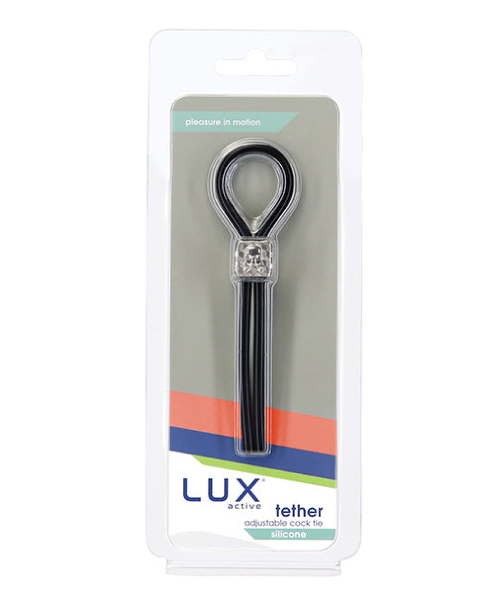 Lux Active Tether Adjustable Cock Tie - Black BMS