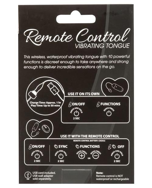 Powerbullet Remote Control Vibrating Tongue - Pink BMS