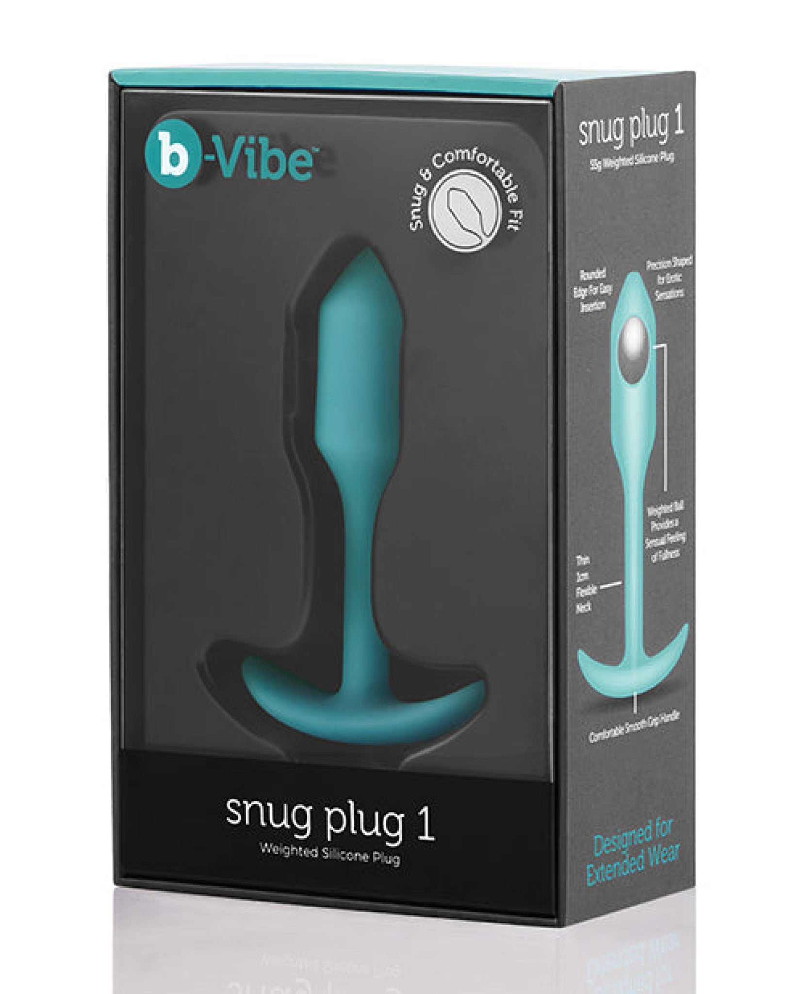 B-vibe Weighted Snug Plug 1 - 55 G B-vibe