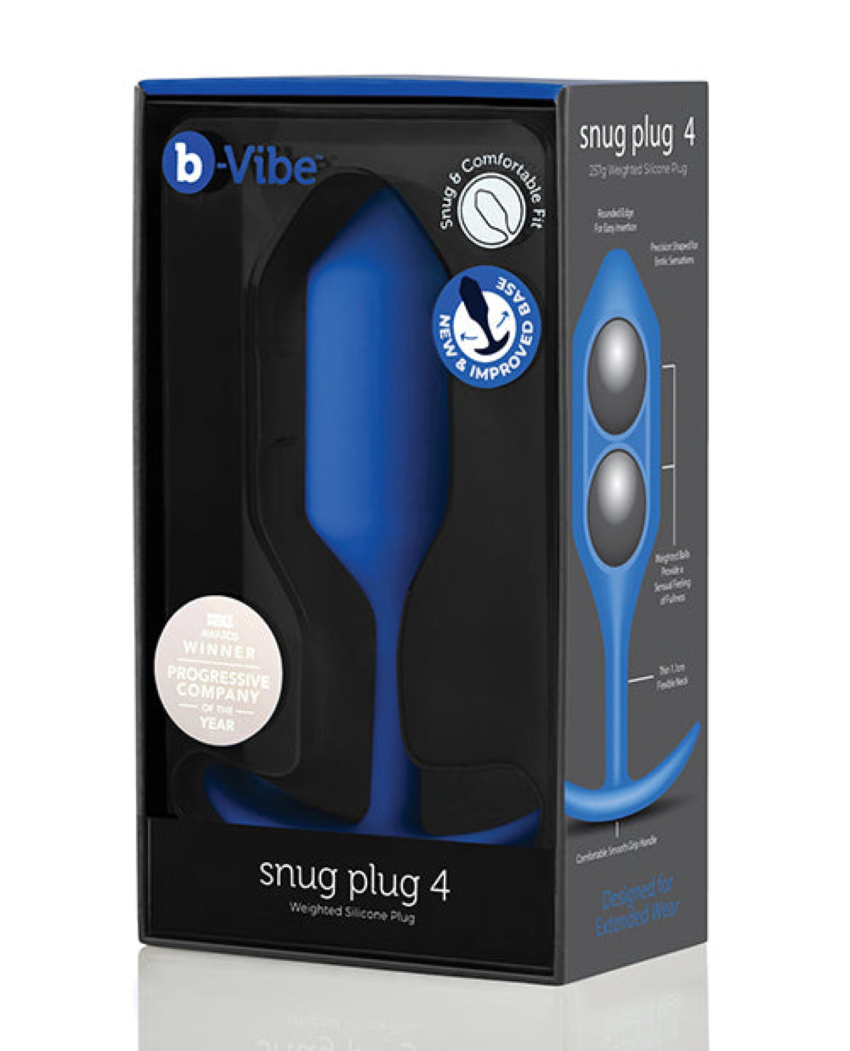 B-vibe Weighted Snug Plug 4 - 257 G B-vibe