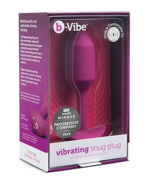 B-vibe Vibrating Weighted Snug Plug Xl B-vibe