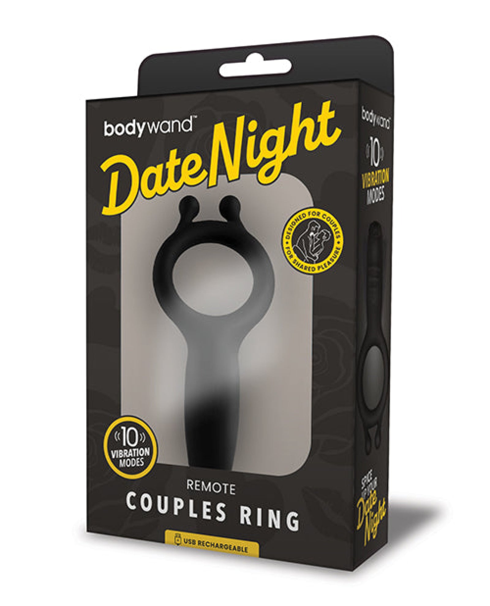 Xgen Bodywand Date Night Remote Couples Ring - Black Xgen