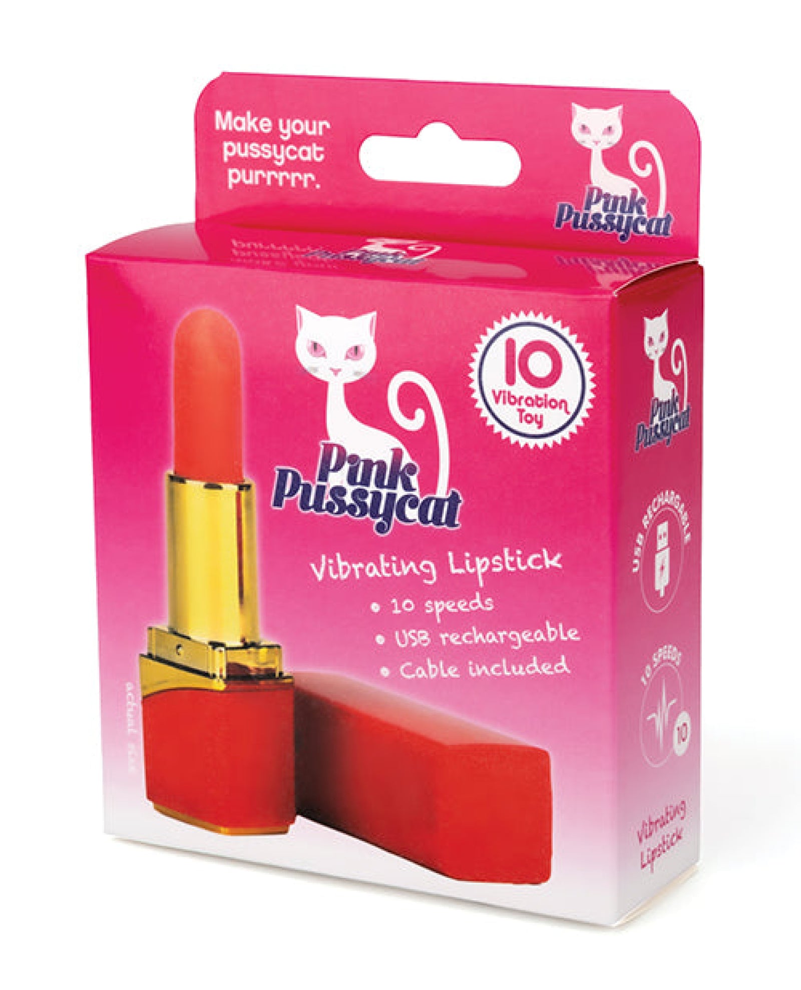 Pink Pussycat Vibrating Lipstick Cousins Group