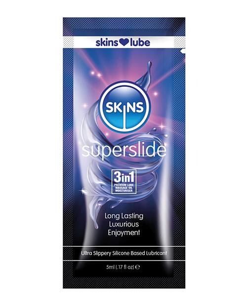 Skins Super Slide Silicone Based Lubricant - 5 Ml Foil Creative Conceptions