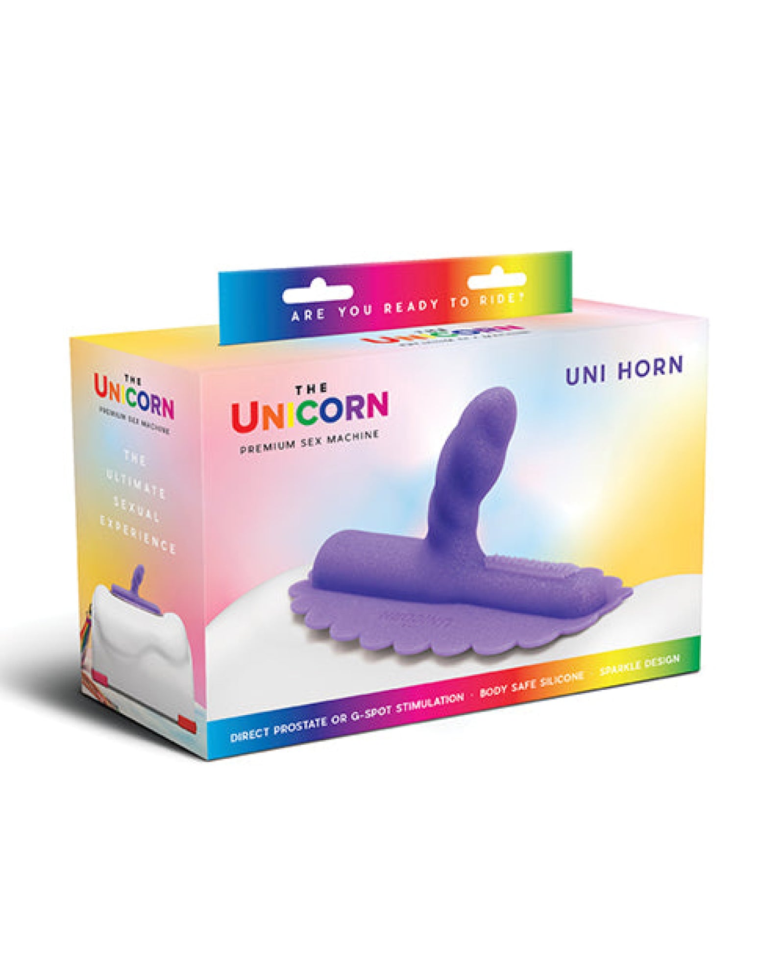 The Cowgirl Unicorn Uni Horn Silicone Attachment - Purple The Cowgirl