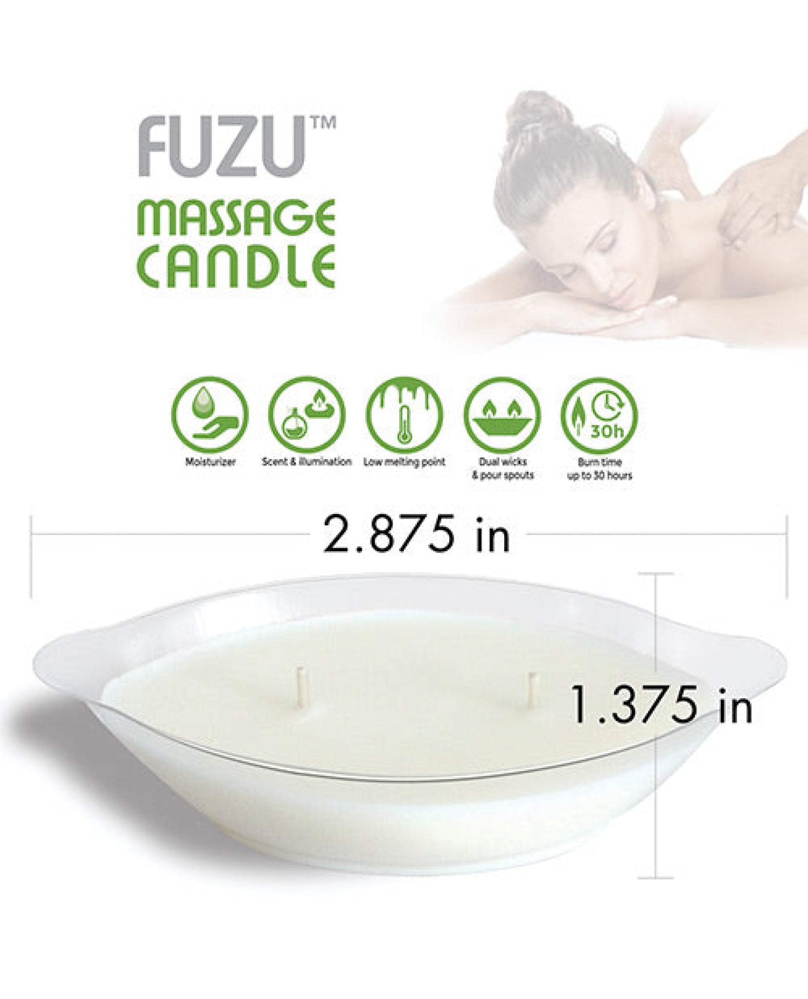 Fuzu Massage Candle - 4 Oz Doctor Love