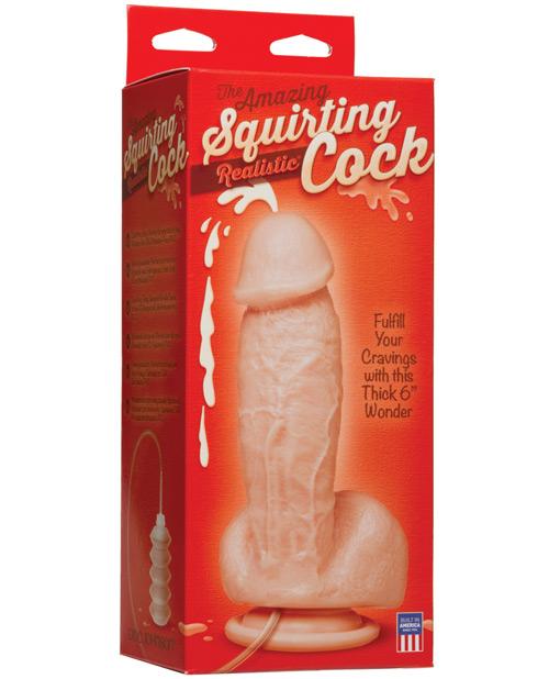 Squirting Realistic Cock W-splooge Juice - Flesh Doc Johnson 1657
