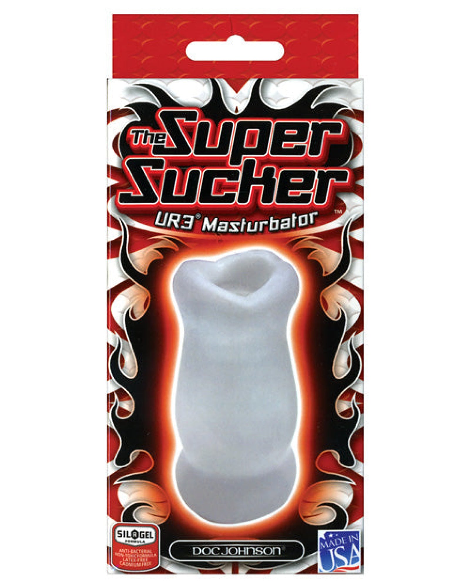 Ultraskyn Super Sucker Masturbator - Clear Doc Johnson