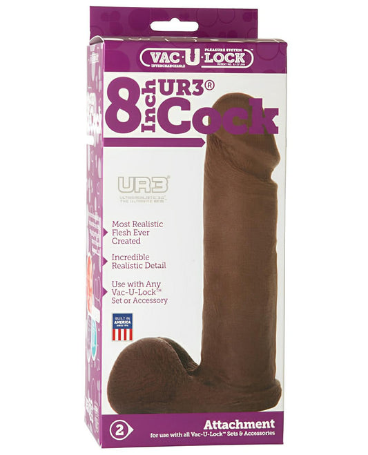 "Vac-u-lock 8"" Ultraskyn Cock Attch." Doc Johnson