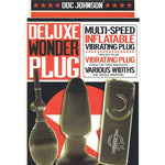 Deluxe Wonder Plug Inflatable Vibrating Butt Plug - Multi Speed Doc Johnson