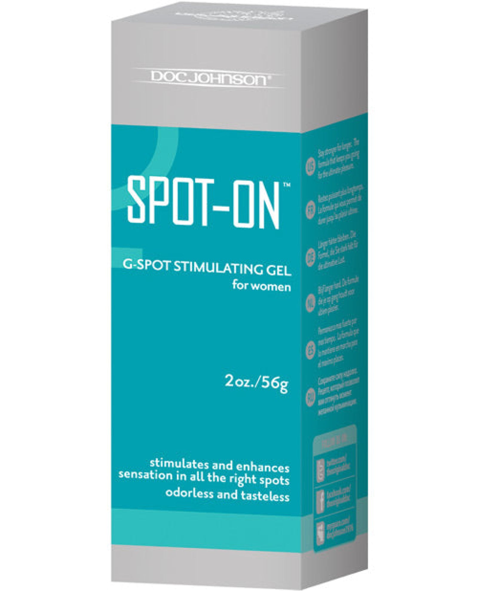 Spot On G-spot Stimulating Gel For Women - 2 Oz Tube Doc Johnson