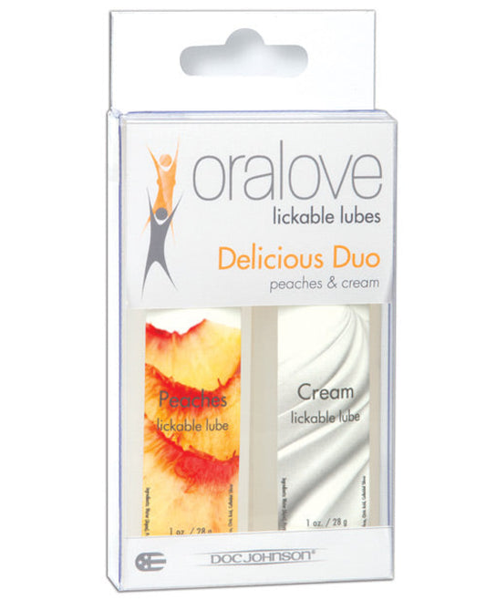 Oralove Delicious Duo Flavored Lube Doc Johnson