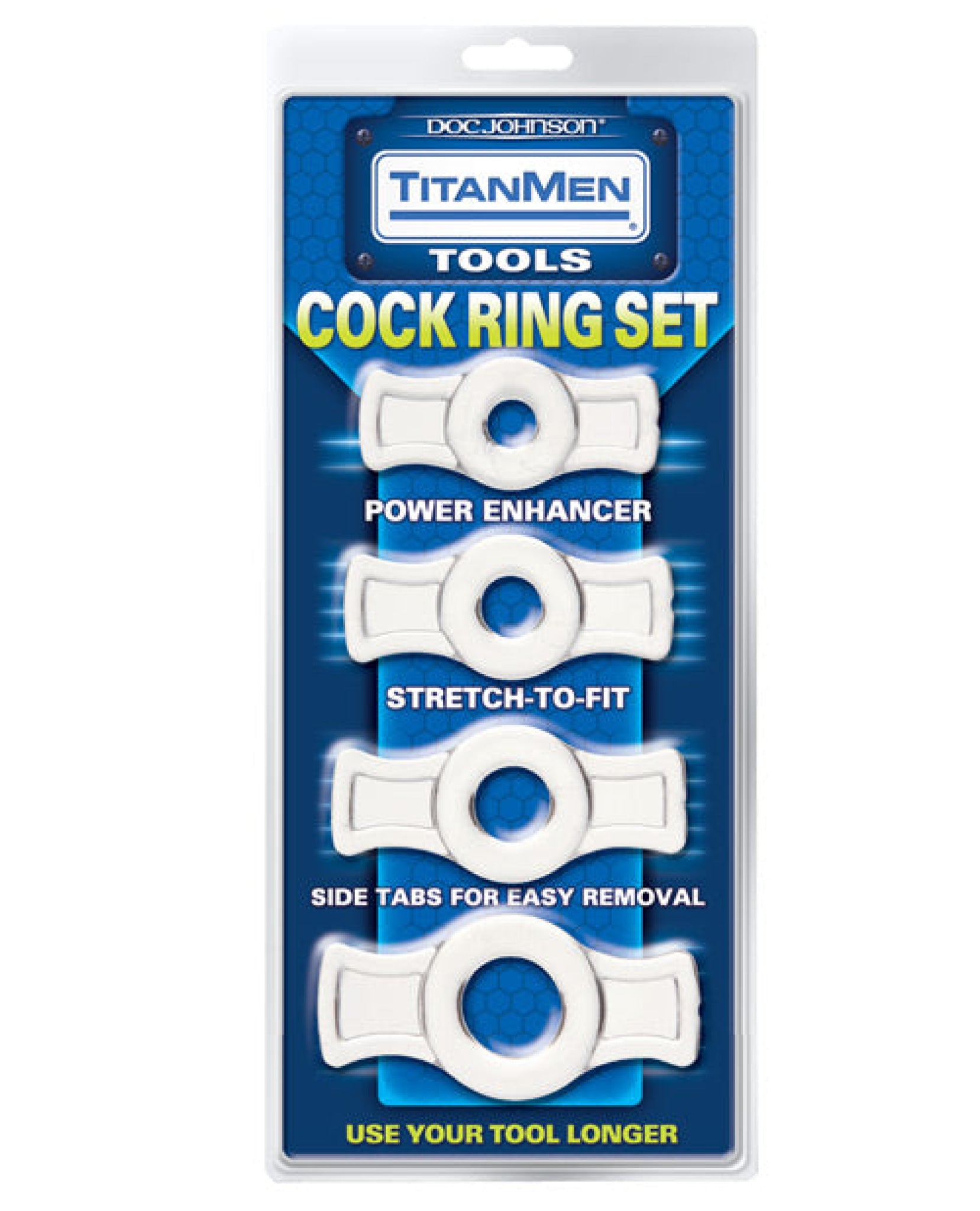 Titanmen Tools Cock Ring Set Doc Johnson