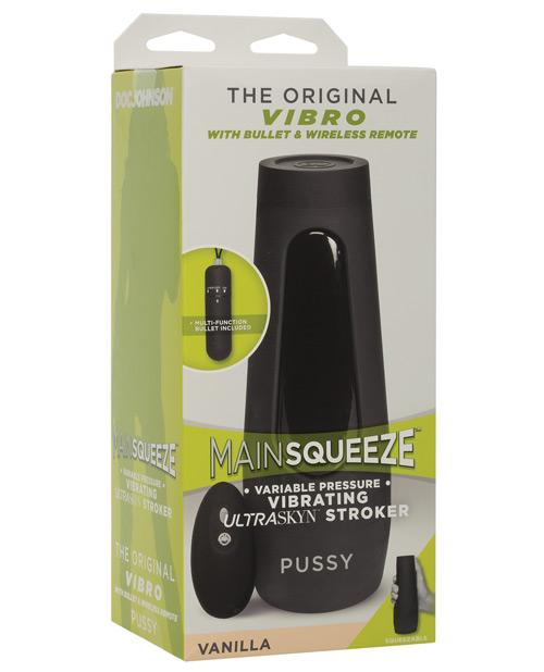 Main Squeeze Original Vibro Pussy - Flesh Doc Johnson