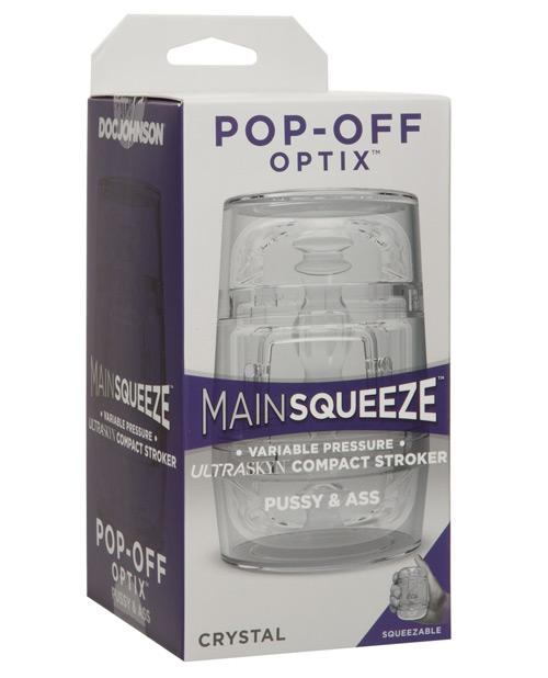 Main Squeeze Pop Off Optix - Crystal Pussy & Ass Doc Johnson