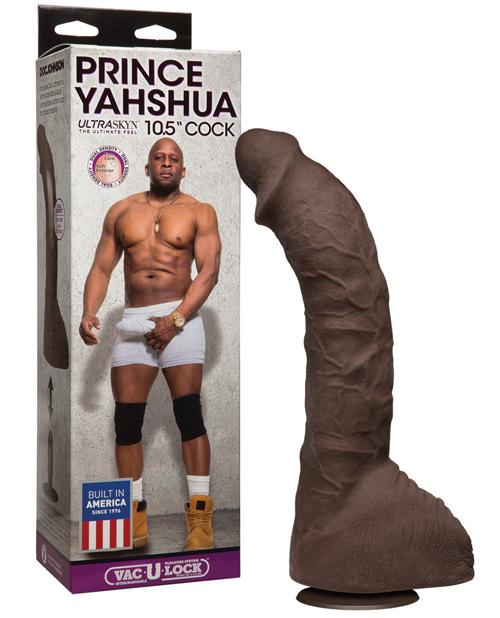 Prince Yahshua Ultraskyn 10.5" Cock  - Chocolate Doc Johnson