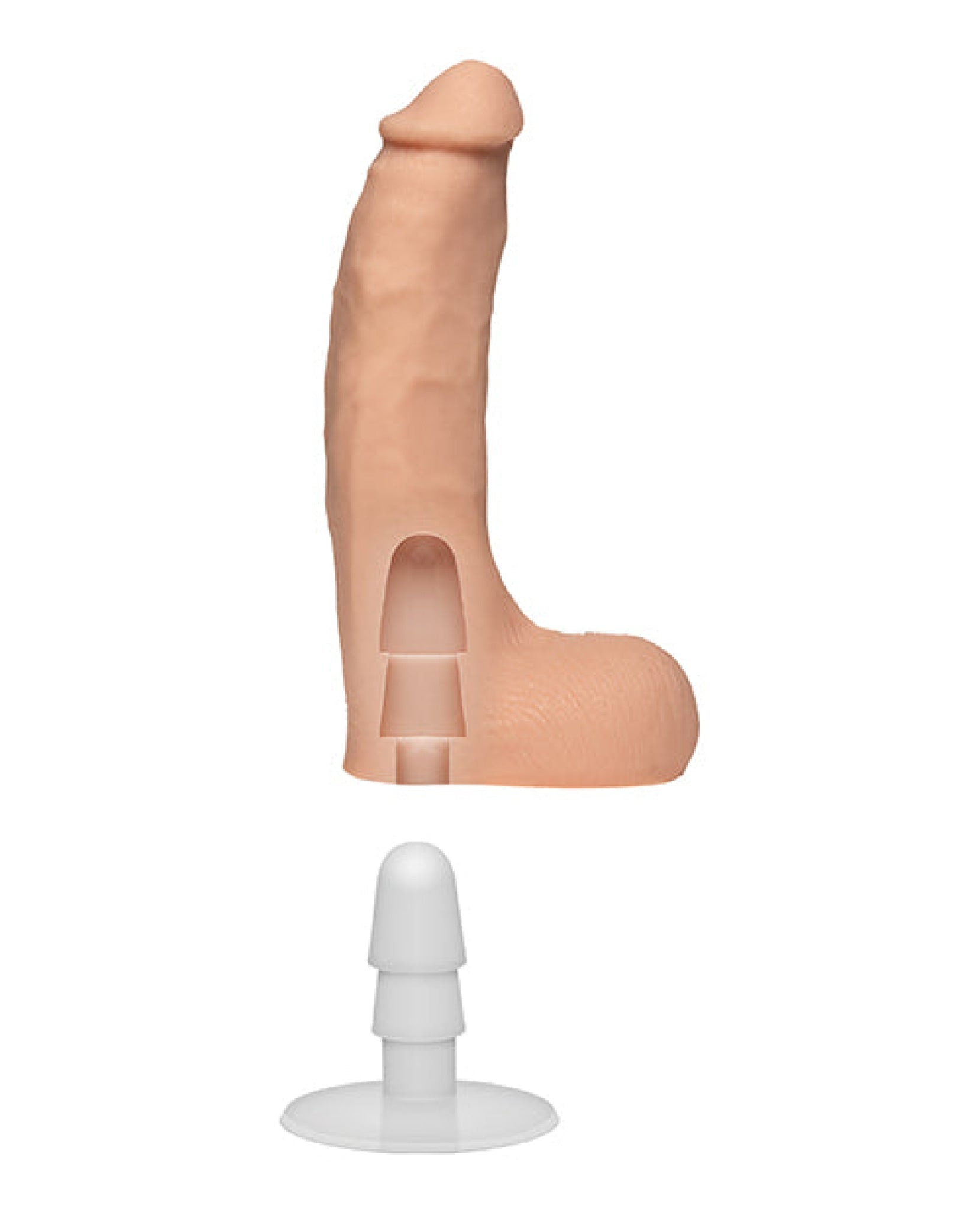 Signature Cocks Ultraskyn 8.5" Cock W-removable Vac-u-lock Suction Cup - Chad White Doc Johnson