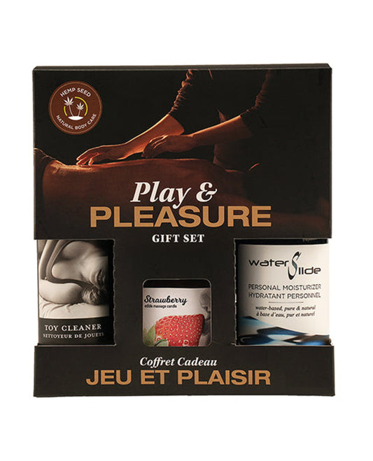 Earthly Body Play & Pleasure Gift Set - Asst. Strawberry Earthly Body 1657