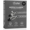 Easy Toys Big Nipple Clamps W-chain - Silver Easy Toys