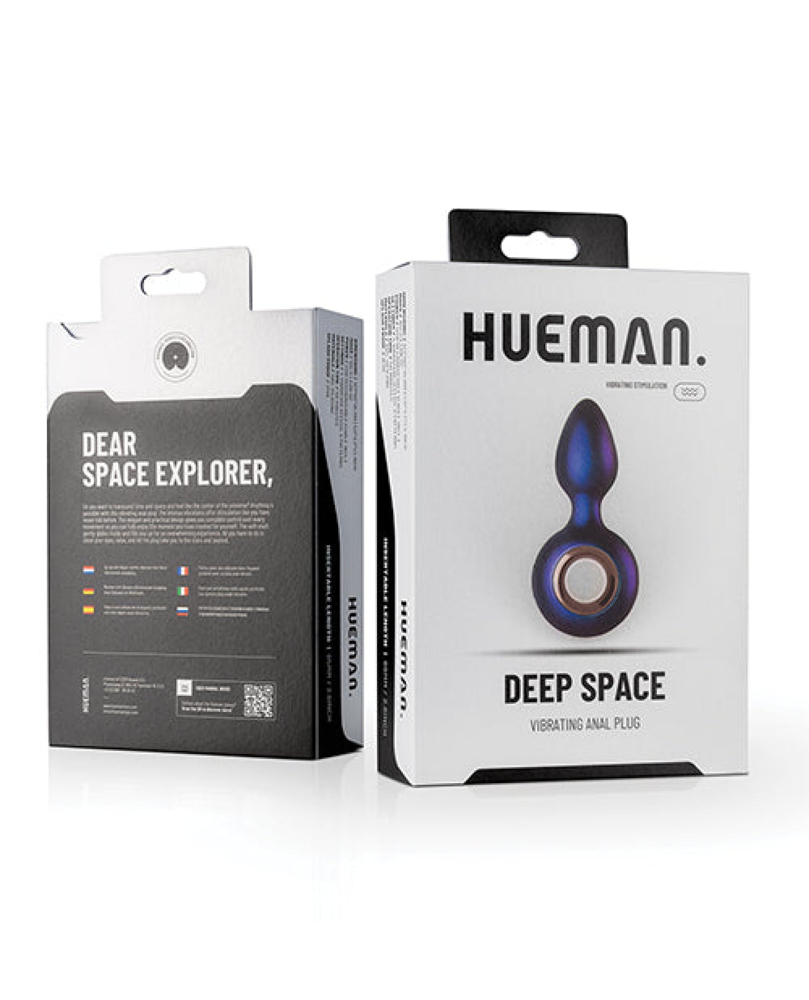 Hueman Deep Space Vibrating Anal Plug - Purple Easy Toys