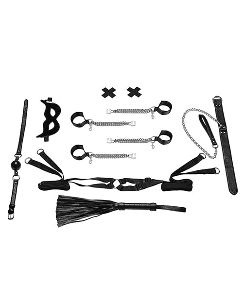 All Chained Up Bondage Play 6 Pc Bedspreader Set Lux Fetish