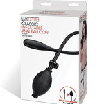Lux Fetish Classic Inflatable Anal Balloon - Black Lux Fetish