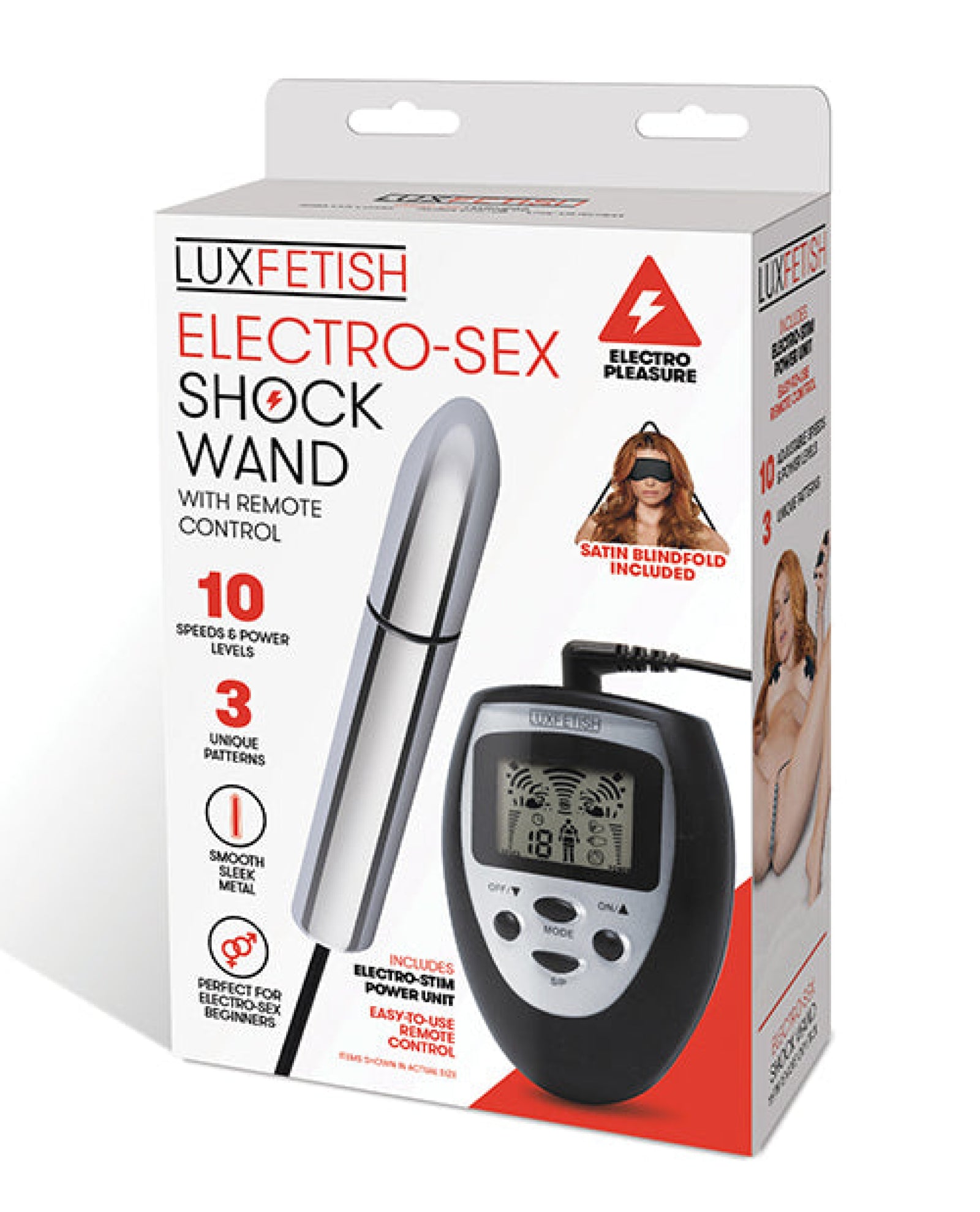 Lux Fetish Electro Sex Shock Wand W/remote Lux Fetish