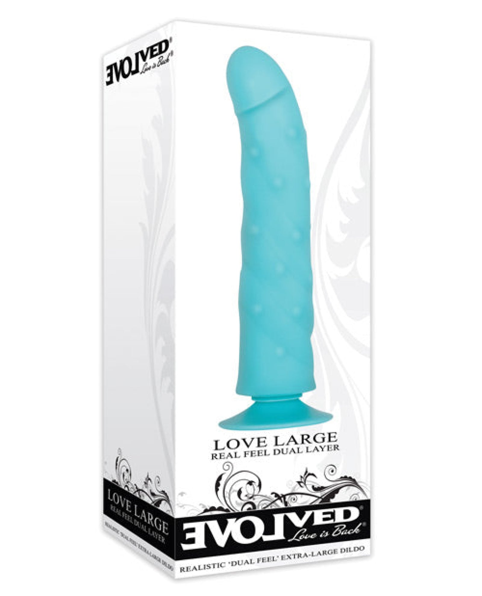 Evolved Love Large Dildo - Blue Evolved Novelties