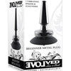 Evolved Beginner Vibrating Rechargeable Metal Plug - Black Evolved Novelties